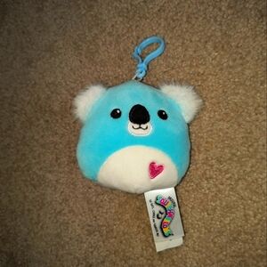 Squishmallows Blue Koala Keychain Paul